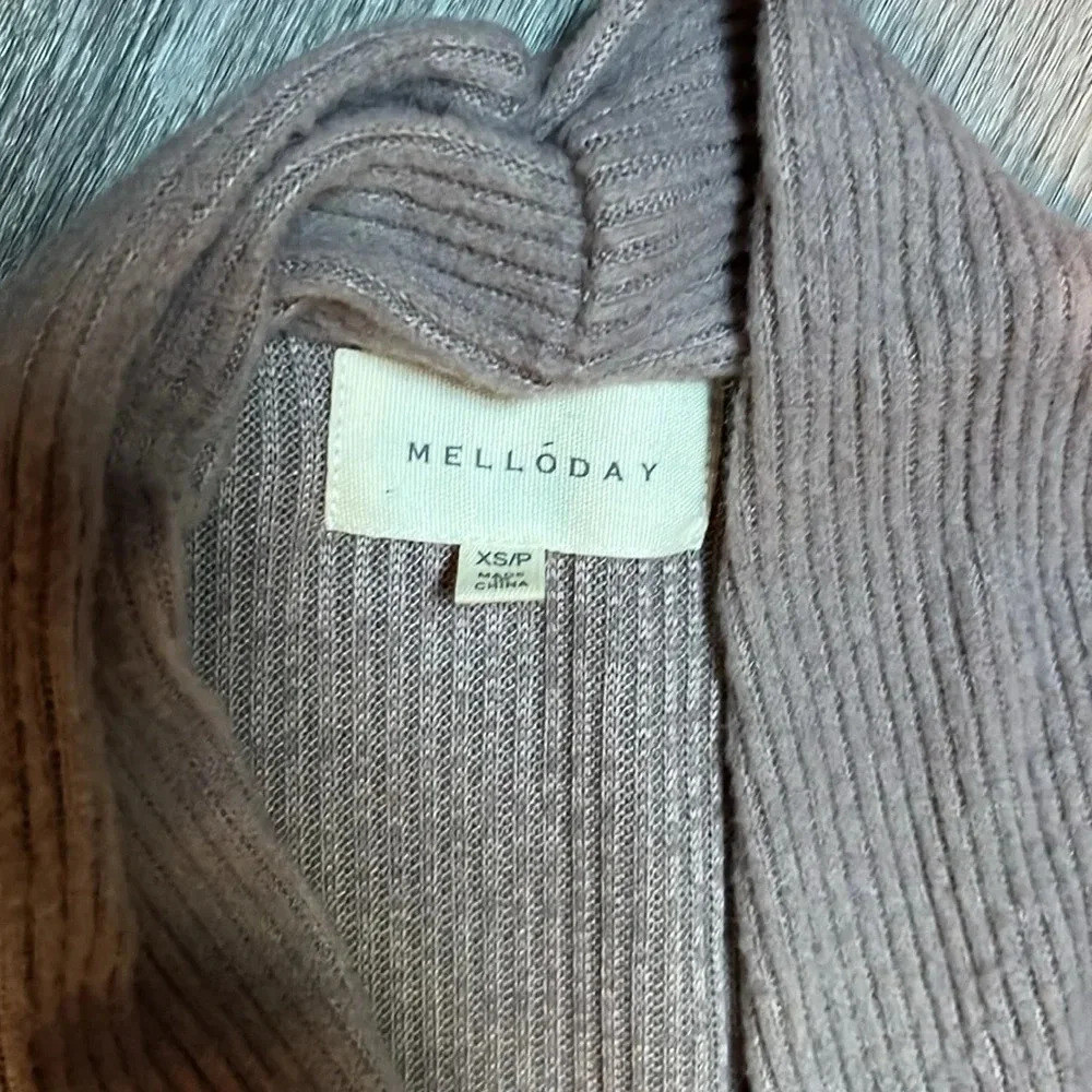 Melloday cross front pullover sweater light pink/mauve - Picture 4 of 7